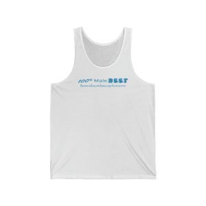 100% Male BEEF Men Jersey Tank Top Heavy Cotton