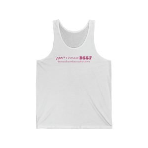 100% Female BEEF Women Jersey Tank Top Heavy Cotton