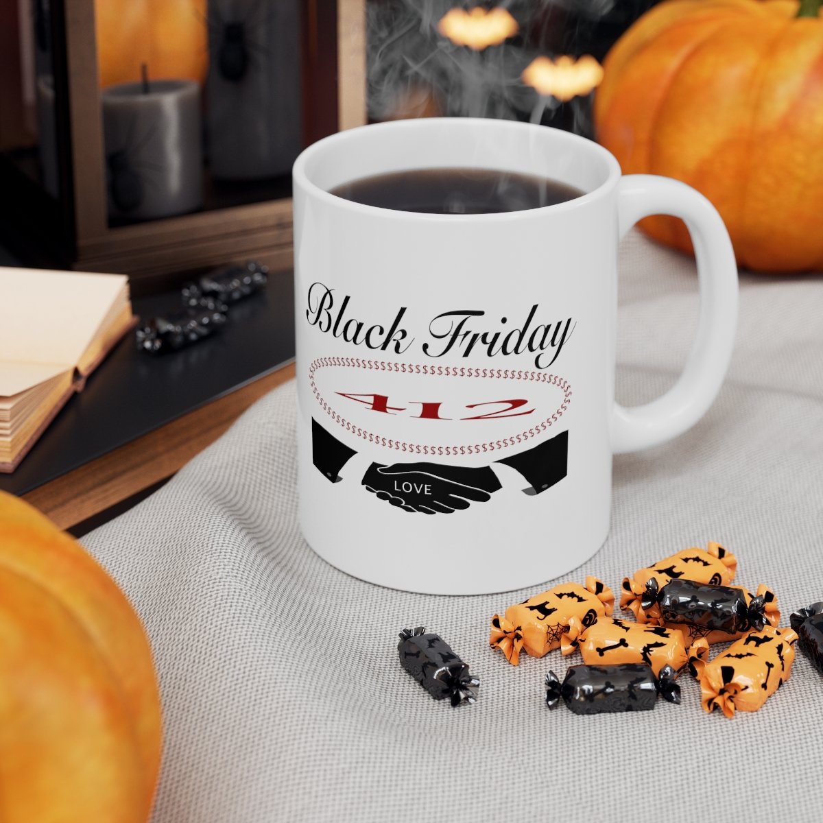 Black Friday 412 Ceramic Mug 11oz - Image 7