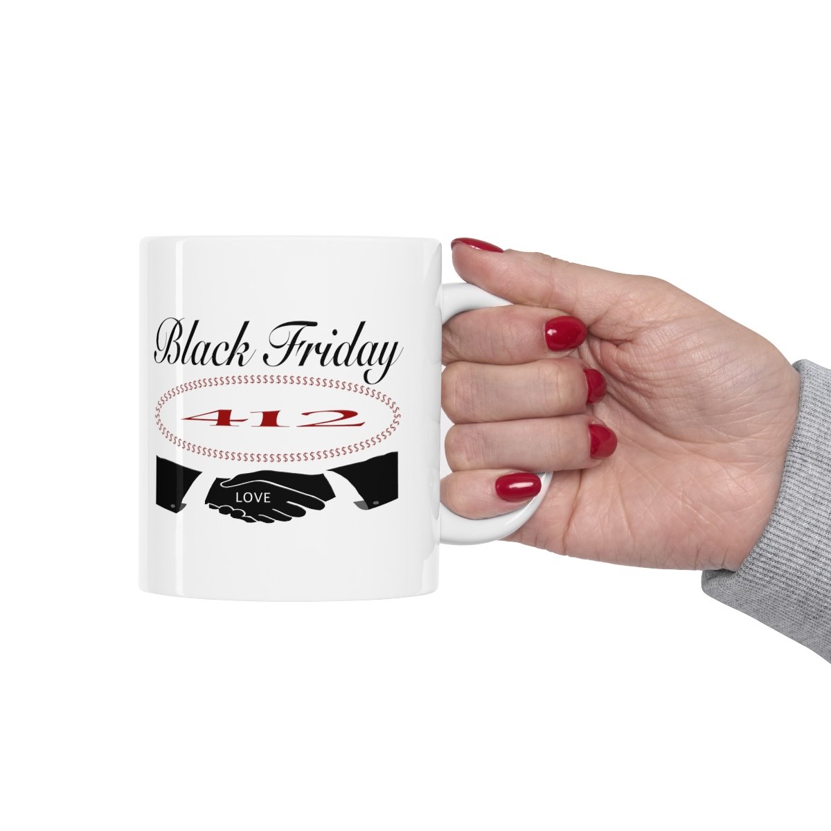 Black Friday 412 Ceramic Mug 11oz - Image 12