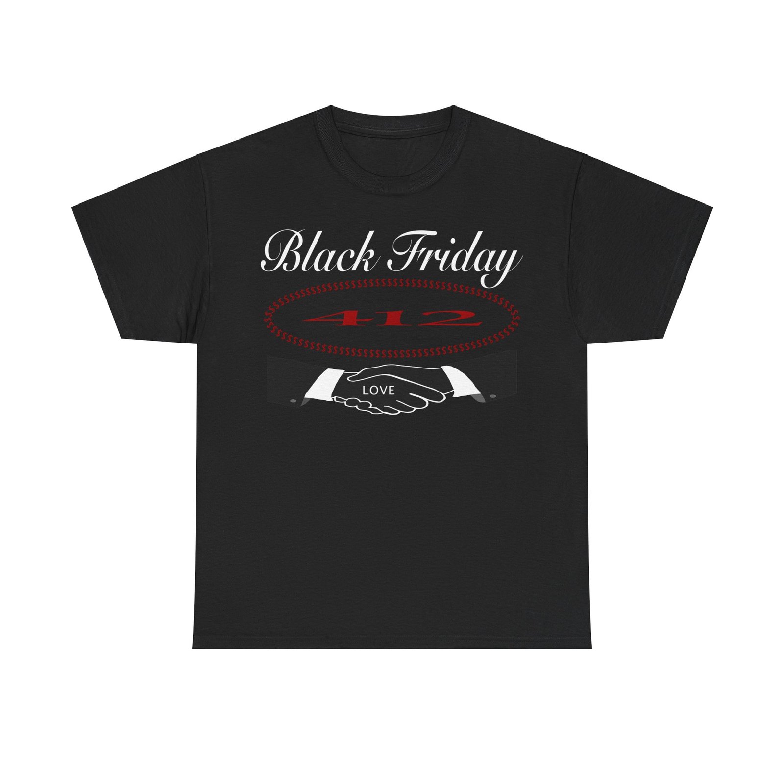 Black Friday 412 Unisex Heavy Cotton Tee Black Edition