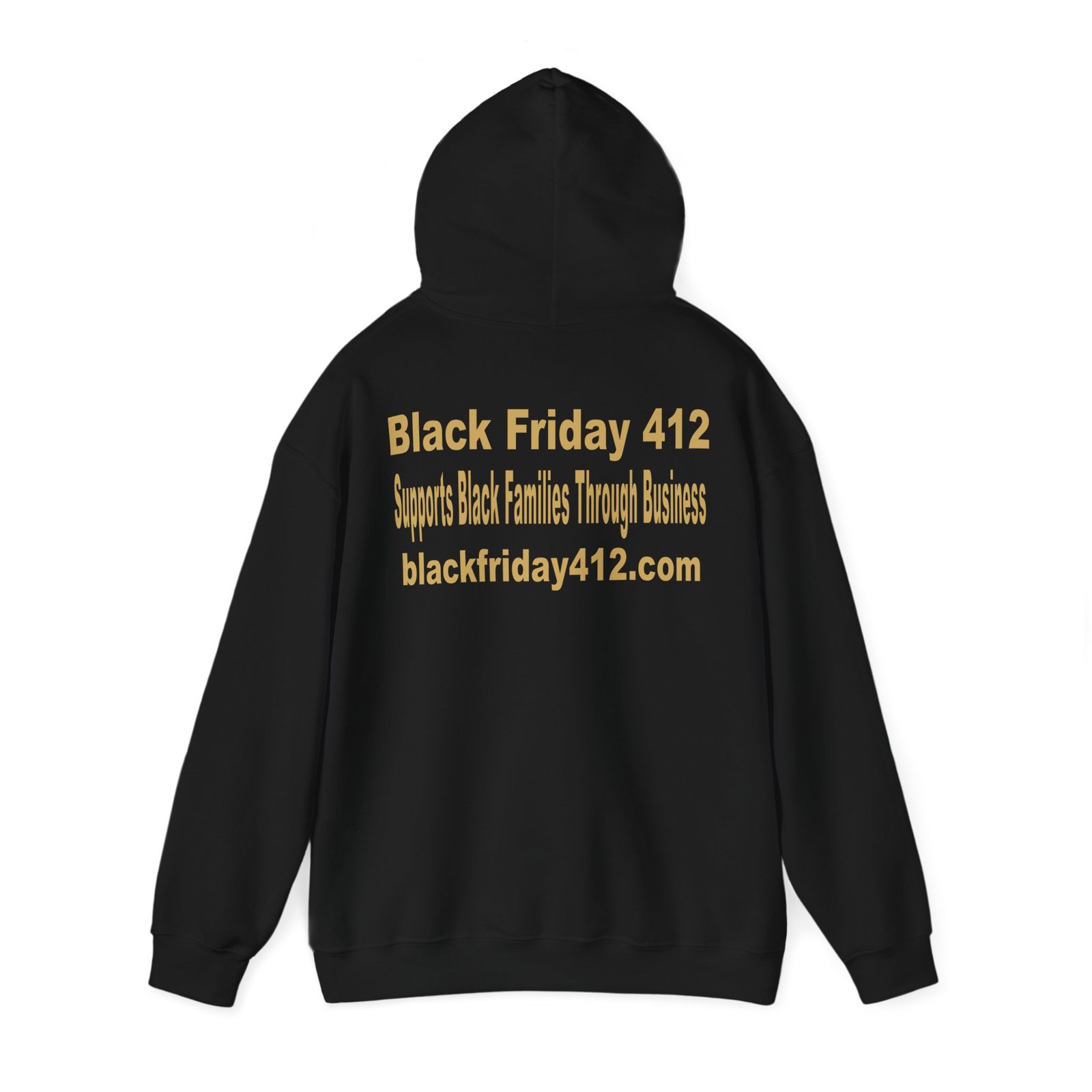 Black Friday 412 Hooded Sweatshirt - Image 3